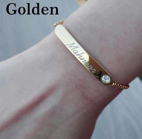Engraved Name Bracelet for Your friend